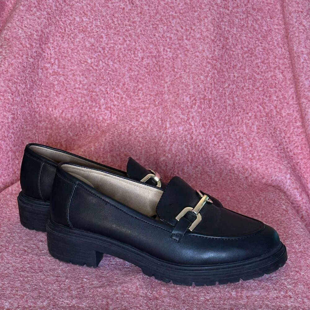 Rachel-zoe Women's Black and Gold Loafers
